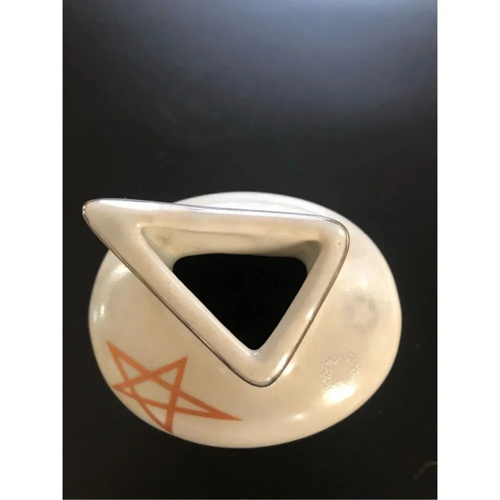 Vintage USA Pottery Anchor Vase Jubilaeum Nautical MCM 7.5”